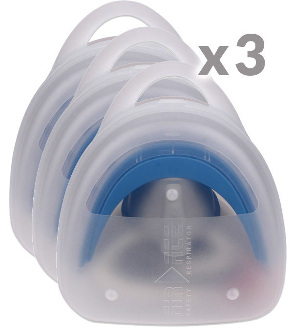 Maski bhp Air-Ace w pudełku z dwoma filtrami (P2 oraz węglowym)